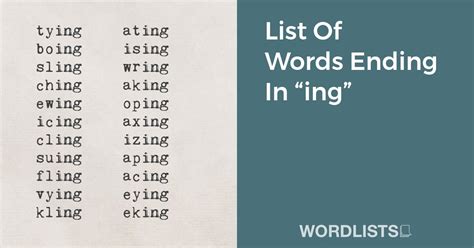 tagalog words ends with ing|Starting Sentences with .